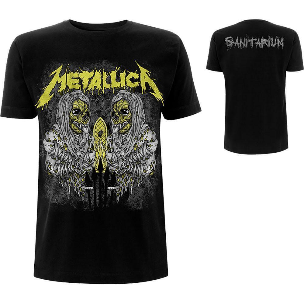 Metallica Unisex T Shirt Sanitarium Back Print 2 Sided